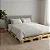 Cama De Pallet Tamanho Queen 200x160x15 Cm - Imagem 1