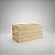 Caixote Feira Madeira Pallet 60x30x30 cm - Imagem 3