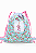 Bolsa Ballet Infantil Estampada - Imagem 1