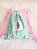 Bolsa Ballet Mochilinha Floral Verde - Imagem 1