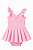 Collant Ballet Infantil Algodão com Sainha Babadinho - Imagem 3