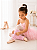 Polaina Infantil Bailarina Rosa Lisa - Imagem 2