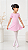 Collant Ballet Infantil em Algodão Decote V - Imagem 9