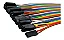 Cabo Wire Jumper Conector Fêmea / Fêmea 10cm 40 Vias - Imagem 2