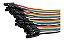Cabo Wire Jumper Conector Fêmea / Fêmea 10cm 40 Vias - Imagem 4