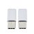 Conector Adaptador Tipo C e Micro USB Preto - Imagem 4