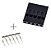 Kit 50 Conectores Dupont 5 Vias Macho com Terminal - Imagem 2