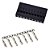 Kit 5 Conectores Dupont de 10 Vias Fêmea com Terminal - Imagem 1