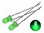 Kit 50 Leds Difuso LED 3mm Arduino Verde - Imagem 1