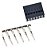 Kit 10 Conectores Dupont Duplo 2x7 14 Vias Macho - Imagem 1