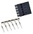 Kit 50 Conectores Dupont Duplo 2x5 10 Vias Macho - Imagem 1