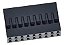 Kit 50 Conectores Dupont Duplo 2x9 18 Vias Macho - Imagem 2