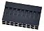 Kit 50 Conectores Dupont Duplo 2x9 18 Vias Fêmea - Imagem 3