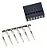 Kit 5 Conectores Dupont Duplo 2x7 14 Vias Macho - Imagem 1