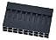 Kit 5 Conectores Dupont Duplo 2x9 18 Vias Fêmea - Imagem 3