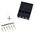Kit 10 Conectores Dupont 4 Vias Macho com Terminal - Imagem 2