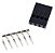 Kit 10 Conectores Dupont 4 Vias Macho com Terminal - Imagem 1