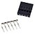 Kit 10 Conectores Dupont 5 Vias Macho com Terminal - Imagem 1