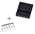 Kit 10 Conectores Dupont 5 Vias Macho com Terminal - Imagem 2