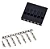 Kit 5 Conectores Dupont de 6 Vias Fêmea com Terminal - Imagem 1