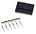 Kit 10 Conectores Dupont 8 Vias Macho com Terminal - Imagem 1
