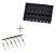 Kit 10 Conectores Dupont 8 Vias Macho com Terminal - Imagem 2
