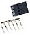Kit 20 Conectores Dupont 8 Vias Macho com Terminal - Imagem 1