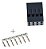 Kit 5 Conectores Dupont de 8 Vias Fêmea com Terminal - Imagem 2