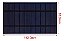 Placa Painel Célula Solar Fotovoltaica 5V 400Ma 2W Azul-Escuro - Imagem 2