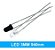 Kit 50 Pares LED Infravermelho Diodo Ir 3mm 940Nm - Imagem 5