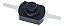 10 Mini Interruptor DC 1208Yd Preto com Trava - Imagem 1