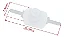 10 Botão Mini Interruptor DC 1208Yd Branco com Trava - Imagem 2