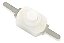 10 Botão Mini Interruptor DC 1208Yd Branco com Trava - Imagem 1