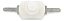 50 Botão Mini Interruptor DC 1208Yd Branco com Trava - Imagem 3