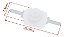 5 Botão Mini Interruptor DC 1208Yd Branco com Trava - Imagem 2