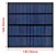 Mini Placa Painel Célula Solar Fotovoltaica 6V 500Ma 3W - Imagem 2