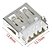 10X Conector USB Fêmea 90 Graus Tipo a - Imagem 2