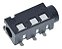 5X Conector Fêmea P2 Pj-320D 4 Pinos Smj - Imagem 3