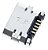 100X Conector Micro USB Fêmea Reparo - Imagem 2
