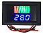 Voltímetro DC LED Medidor Indicador Nível Carga 12 - 60V - Imagem 2