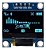 Display OLED 0.96 Gráfico I2C 128x64 Arduino Várias Cores Azul - Imagem 2