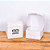 Caixa Sushi Extra Pequena (8x8x5cm) Linha White - 100 unid. - Imagem 1