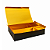 Caixa Sushi M (13x18x4cm) Black Ouro - 100 unid. - Imagem 1