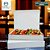Caixa Sushi Extra Grande (20x28x4cm) Linha Branca - 100 unid. - Imagem 1