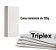 Caixa tríplex na cor branca para vidros de perfume de 65ml. Tamanho 13x5x3,5cm (Unidade) - Imagem 2