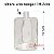 Frascos Vidro Quadrado Para Perfume 100 Ml Válvula Spray - Transparente - Imagem 2