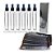 10 Vidros torre Perfume 50ml Rosca + Válvula Spray + Caixa luxo prata - Imagem 1