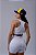 Boné Trucker Amarelo com Azul Marinho Johnny Person - Imagem 4