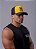 Boné Trucker Amarelo com Azul Marinho Johnny Person - Imagem 2