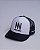 Boné Trucker Branco Com Preto Johnny Person - Imagem 5